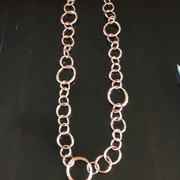 Long rose gold chain necklace - Picture 1 of 2